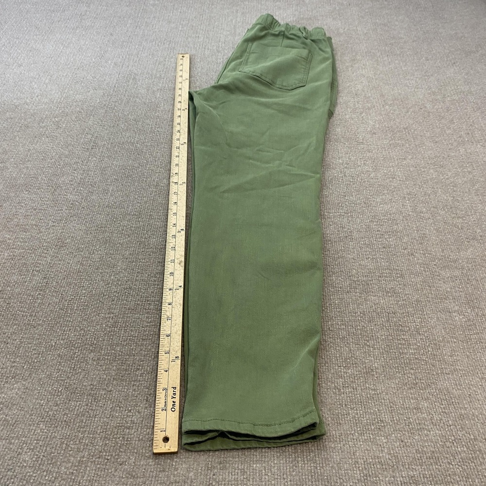 Judy Blue Pants Womens 9/29 Green Garment Dyed Relaxed Chino Stretch - Picture 9 of 12